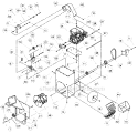 Main Assembly Diagram and Parts List for SC3342 75311 Bear Cat Chipper Shredder
